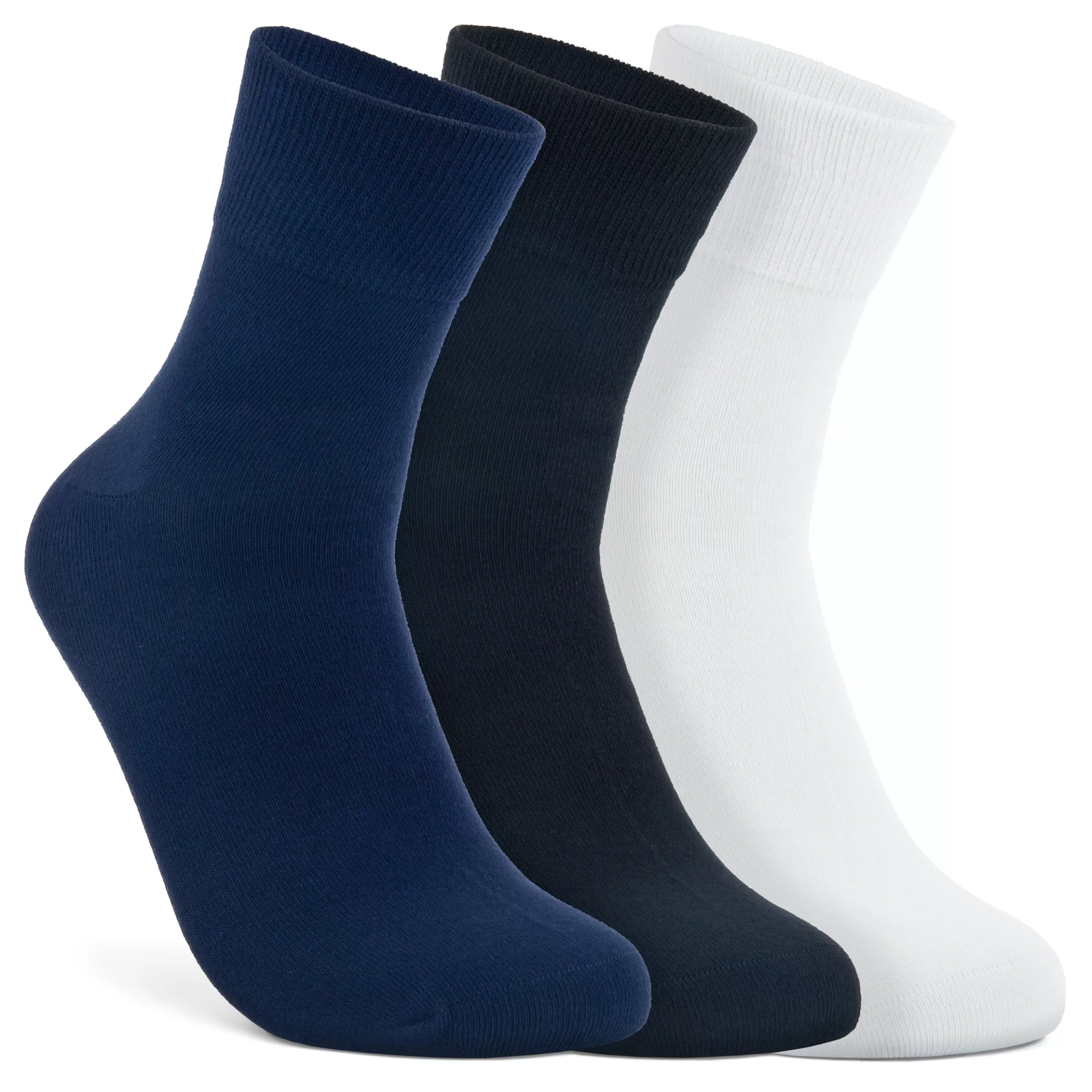 Damskie ECCO Soft Ankle Cut 3-Pack