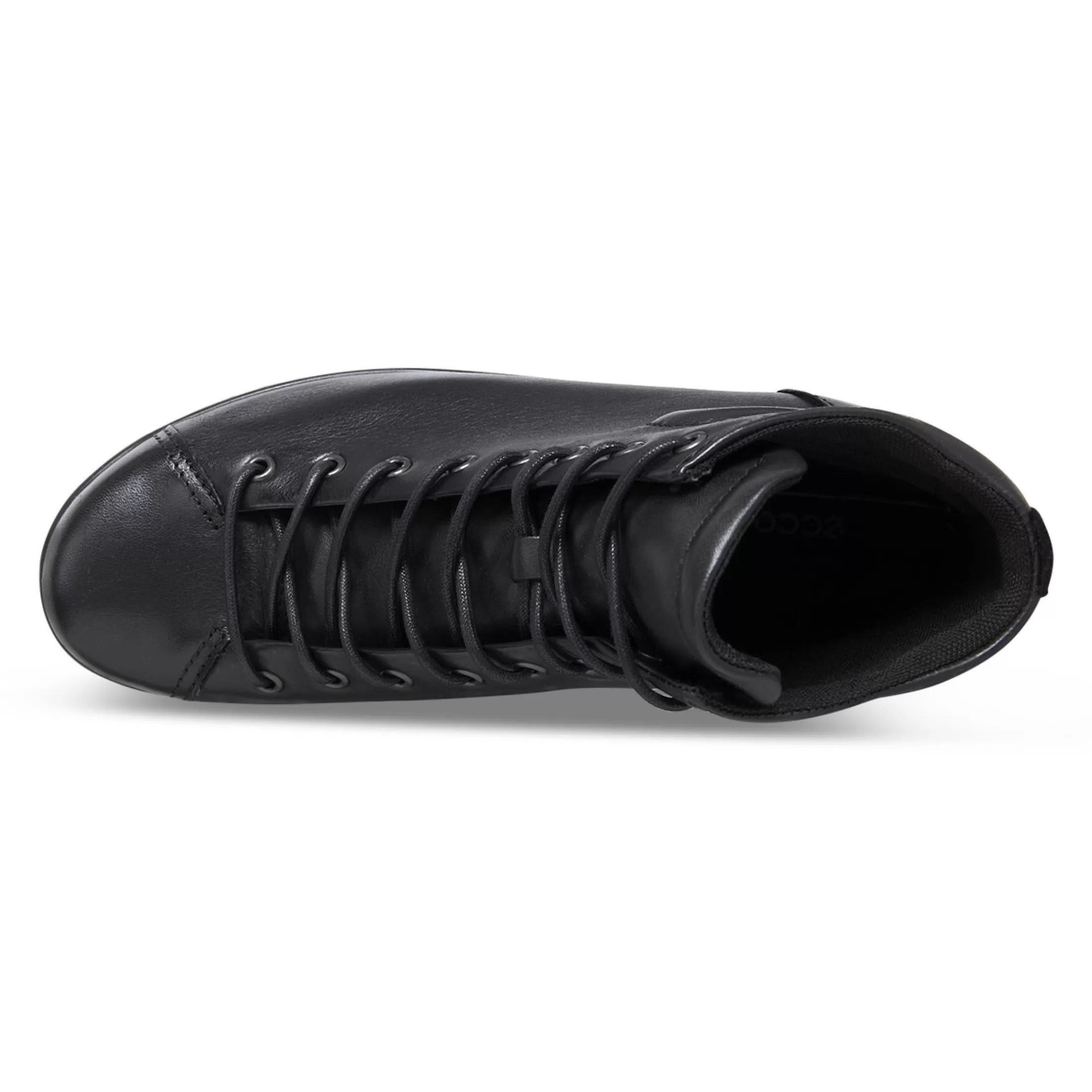 Damskie ECCO Soft 2.0 Black Feather With Black Sole